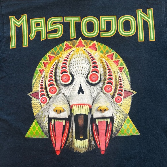 Vintage Mastodon M AJ Fosik black shirt - Picture 2 of 5